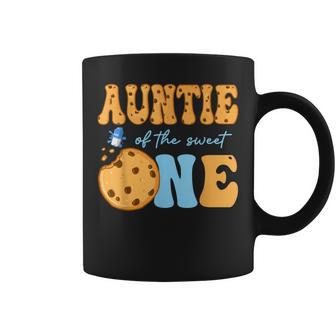 Auntie Of The Sweet One Cookies And Milk Birthday Party Coffee Mug - Thegiftio UK