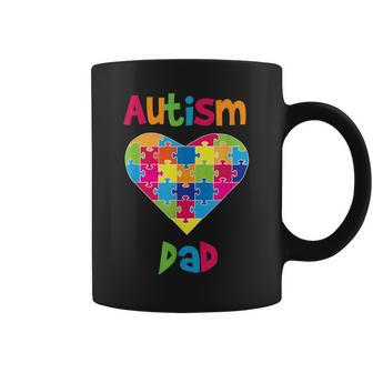 Autismo Dad Concienciaobre El Autismo Padre Orgulloso Taza de café - Regaloses