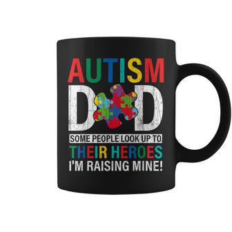 Autismo Papá Divertido Autismo Conciencia Autista Gráfico Taza de café - Regaloses