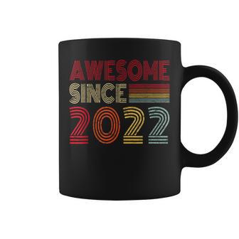 Awesome Since 2022 4Th Birthday Retro Vintage Boys Girls Coffee Mug - Monsterry