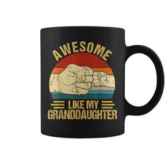 Awesome Like My Granddaughter Father's Day Grandpa Coffee Mug - Thegiftio UK