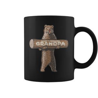 Awesome Grandpa Saying Fun Grandfather Coffee Mug - Monsterry