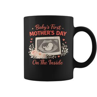 Baby’S First Mother’S Day On The Inside Cute Pregnancy Mom Coffee Mug - Thegiftio UK