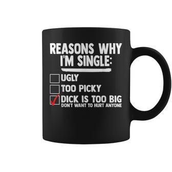 Bachelor メンズ シャツ Rasons Why I'mingle Big Dick Fun コーヒーマグ - Kawaiitshirt