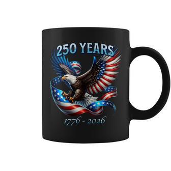 On Back Patriotic Eagle And Flag 250 Years 1776-2026 Coffee Mug - Thegiftio UK