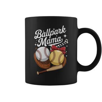 Ballpark Mama Baseball Softball Mom Sports Mother's Day Mom Coffee Mug - Thegiftio UK