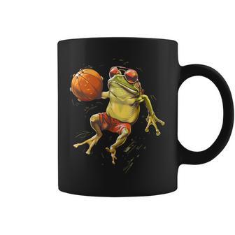 Baloncesto Ranaapo Obra De Arte Amante Del Baloncesto Animal Taza de café - Regaloses