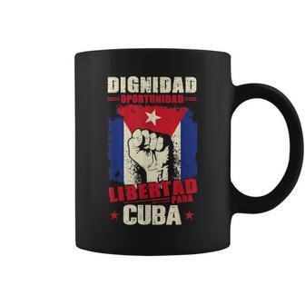 Bandera Cubana Libre Puño Patria Yida Para Hombres Es Niños Taza de café - Regaloses