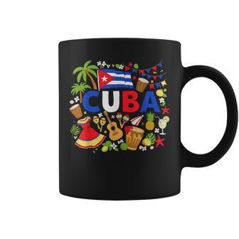 Bandera Cubana Para Niños E Hispanos Bandera De Cuba Tradicional Para Hombres Y Es Taza de café - Regaloses