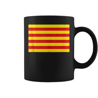 Bandera De Cataluña In Mangas Taza de café - Regaloses