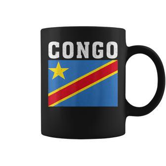 Bandera De Congo Patriotic National Rootsouvenir Taza de café - Regaloses
