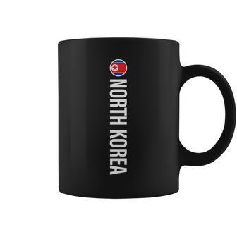 Bandera De Corea Del Norteertical Manga Larga Taza de café - Regaloses