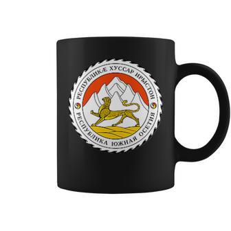 Bandera De Osetia Delur Estado De Alania Emblema Georgia Taza de café - Regaloses