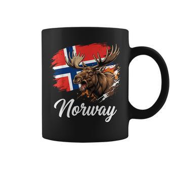 Bandera Nacional Deidailvestre De Alce De Noru Taza de café - Regaloses