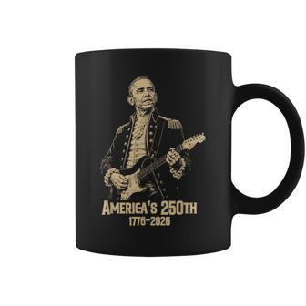 Barack Obama Playing Guitar 4Th July 250Th Anniversary Coffee Mug - Thegiftio UK