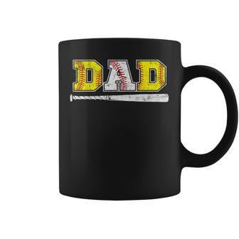 Baseball Dad Softball Father's Day Daddy Sport Lovers Coffee Mug - Thegiftio UK