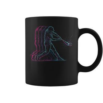 Baseball Player Swing Graphic Kids Youth Coffee Mug - Thegiftio UK