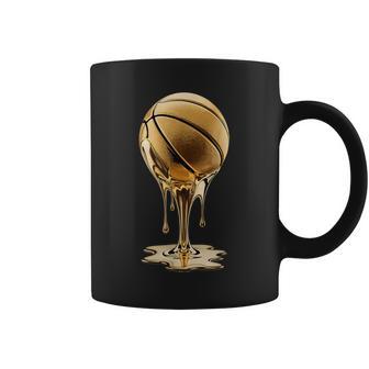 Basketball Drip Gold Dripping Graffiti Ns Coffee Mug - Thegiftio UK