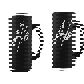 Beautiful Handwritten Font Ado Calligraphy コーヒーマグ - Kawaiitshirt