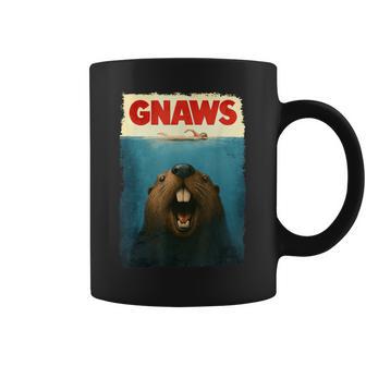 Beaver Gnaws Movie Parody Poster Beaver Lover Coffee Mug - Thegiftio UK
