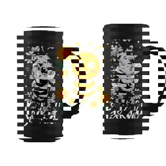 Bee Kind Cute Bee With Flower Kindness Coffee Mug | Seseable CA