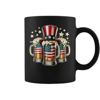 Beer American Flag Usa Party Drinking 4Th Of July Fourth Coffee Mug - Thegiftio UK