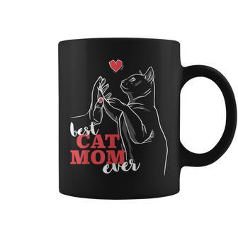 Best Cat Mom Ever La Mejor Madre De Gatos Del Mundo Taza de café - Regaloses