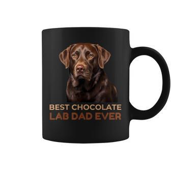 Best Chocolate Lab Dad Ever Labrador Dog Lover Girls Kids Coffee Mug - Thegiftio UK