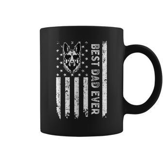 Best German Shepherd Dog Dad Ever Fathers Day Usa Flag Coffee Mug - Thegiftio UK