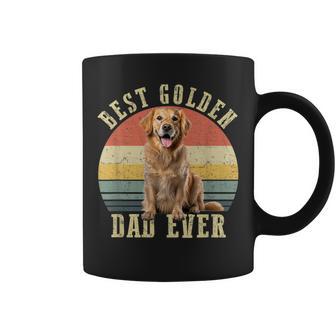 Best Golden Retriever Dad Ever Retro Dog Vintage Coffee Mug - Thegiftio UK