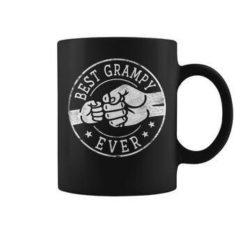 Best Grampy Ever Fist Bump Circle Emblem Grampy Coffee Mug - Thegiftio UK