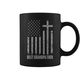 Best Grandpa Ever Christian Patriotic Grandpa Fathers Day Coffee Mug - Thegiftio UK