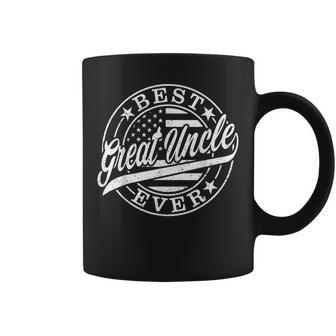 Best Great Uncle Ever Father's Day American Us Flag Coffee Mug - Monsterry