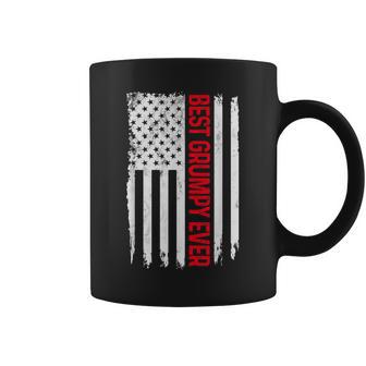 Best Grumpy Ever American Flag Papa Grandpa Coffee Mug - Thegiftio UK