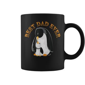 Best Penguin Dad Ever Penguin Pajama Custom Coffee Mug - Thegiftio UK