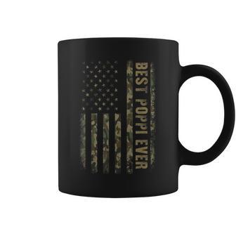 Best Poppi Ever Camouflage American Flag Father's Day For Men Coffee Mug - Thegiftio UK