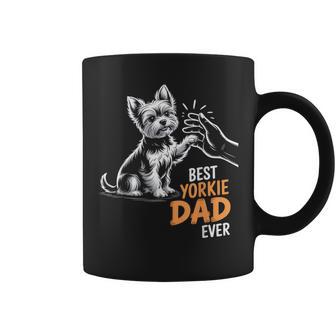Best Yorkie Dad Ever Dog Yorkie I Love Yorkie Dad Coffee Mug - Monsterry