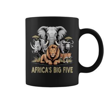 Big 5 Wildlife South Africa Safari Africa's Big Five Coffee Mug - Thegiftio