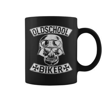 Biker & Moto I Retro I Motociclista I Oldschool Biker Taza de café - Regaloses