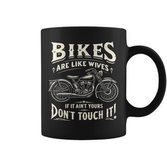 Bikes Are Like Wives 面白い オートバイ バイカー 妻 コーヒーマグ - Kawaiitshirt
