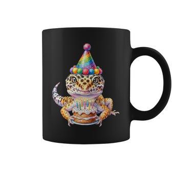 Birthday Leopard Gecko Party Lizard Coffee Mug - Thegiftio UK