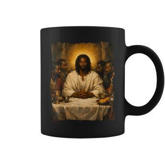 Black Jesus Last Supper Coffee Mug - Thegiftio UK