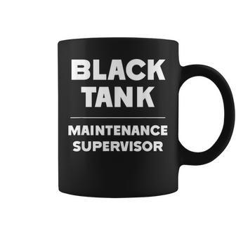 Black Tank Maintenance Supervisor Fathers Day Coffee Mug - Thegiftio UK