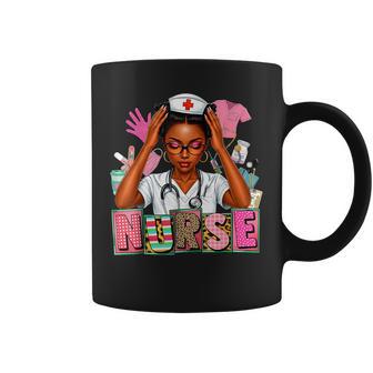 Black History Month African American Nurse For Melanin Women Coffee Mug - Thegiftio