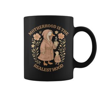 Boho Motherhood Is The Realest Silly Goose Hood Mother Coffee Mug - Thegiftio UK