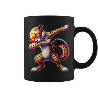 Bonitas Y Divertidas Gafas Deol Para Niños Dabbing Cheetah Para Bailar Taza de café - Regaloses