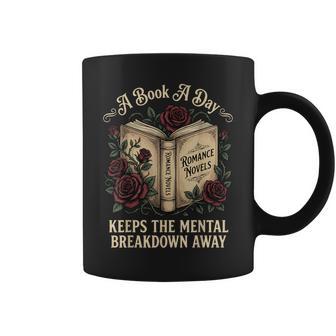 A Book A Day Keeps The Mental Breakdown Away Coffee Mug - Thegiftio UK