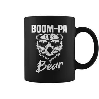 Boom-Pa Bear Wearing Cool Sunglasses Fathers Day Coffee Mug - Monsterry
