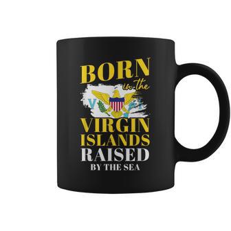 Born In The Virgin Islands Raised By The Sea Pride Coffee Mug - Thegiftio UK