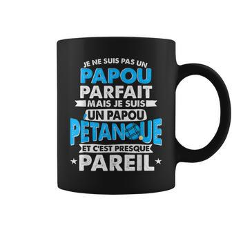 Bouliste Humour Petanque Papou Papi Papa Papy Homme Pétanque Tasse - Cadeauxyz